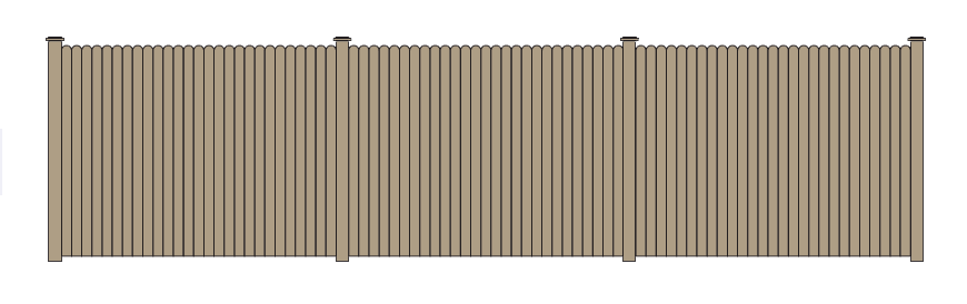Flat Board Fence
